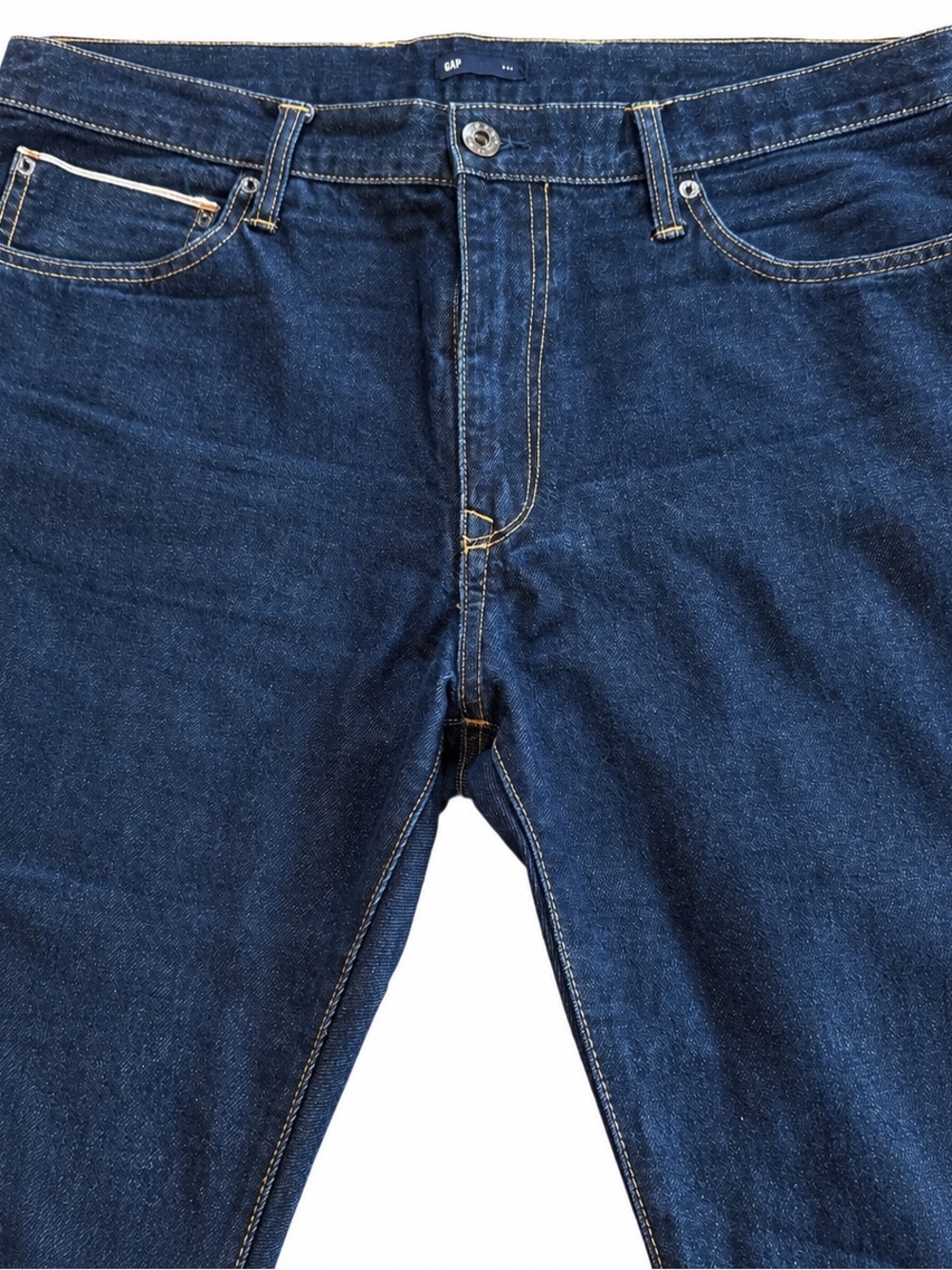 GAP Men's Dark Indigo Straight Fit Jeans - 36x34